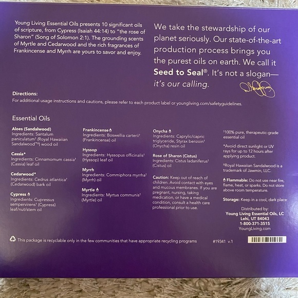 SOLD** Young living oils of ancient scripture kit - Picture 2 of 3